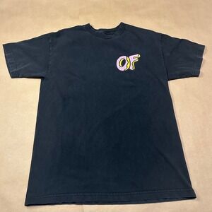Odd Future Black Pink Donut Graphic T-Shirt Mens Size M